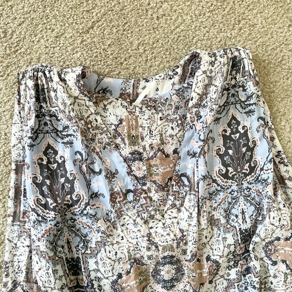 🎃 Free People Darcy Floral Swing High-Low Sleeveless Boho Top Small - Picture 11 of 16